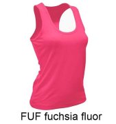JHK SPOR T-SHIRT ARUBA LADY Damska koszulka sportowa bez rękawów 