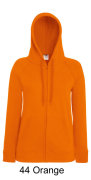 FRUIT OF THE LOOM 62-150-0, 269.01, Damska lekka bluza z kapturem na zamek 240g