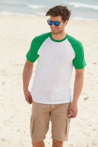 FRUIT OF THE LOOM  61-026-0 Tshirt męski Baseball 165g