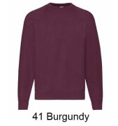 FRUIT OF THE LOOM 62-216-0 Bluza męska Raglan ze ściągaczem