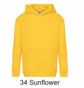 FRUIT OF THE LOOM 62-037-0 Bluza dziecięca z kapturem 280g