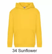 FRUIT OF THE LOOM 62-037-0 Bluza dziecięca z kapturem 280g