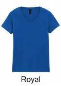 GILDAN 109.09 Koszulka damska V-neck 150g
