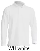 JHK PORA 210 LS Polo męskie pique z długim rękawem 210g