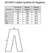 Fruit of the loom 64-038-0 Lekkie spodnie do biegania 280g