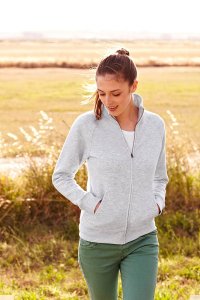FRUIT OF THE LOOM 62-116-0, 256.01, Bluza damska na zamek 280g