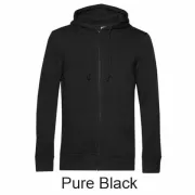 B&C 232.42 Bluza na zamek z kapturem Organic 280g