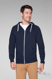 MALFINI VOYAGE 452 Bluza męska z kapturem na zamek 320g