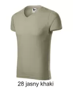 MALFINI 146 Slim Fit V-neck koszulka męska 180g