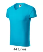 MALFINI 146 Slim Fit V-neck koszulka męska 180g